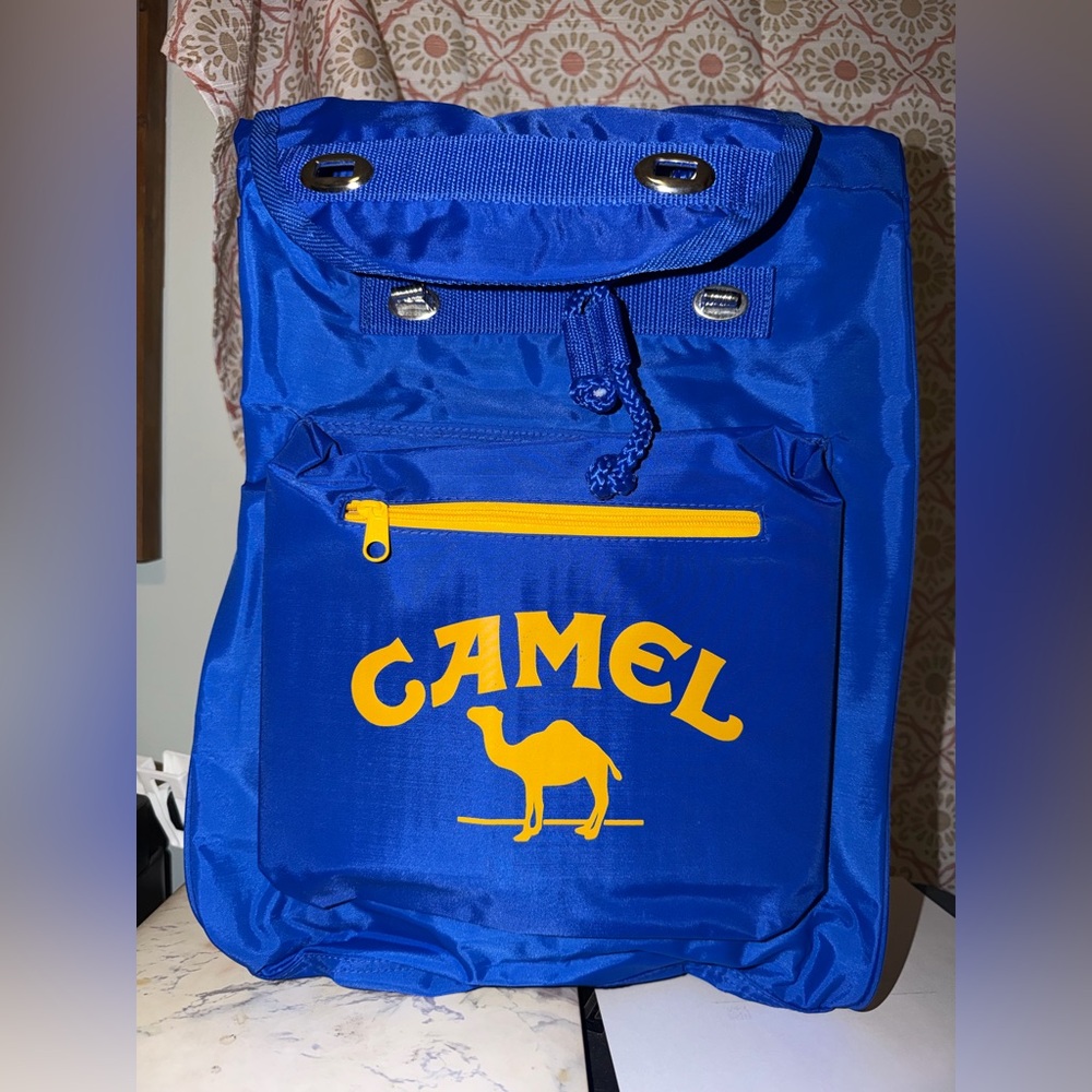 Vintage Camel Blue Backpack - RARE - Picture 2 of 12